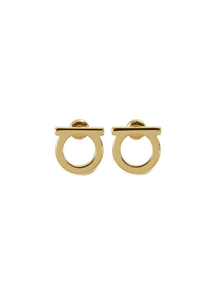 [페라가모] 26SS 간치니 로고 라지 이어링 골드 76-0119 0696429