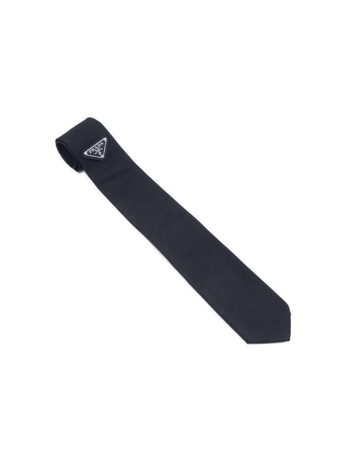 [프라다] 26SS 삼각로고 리나일론 넥타이 블루 UCR77 1WQ8 F0SVF