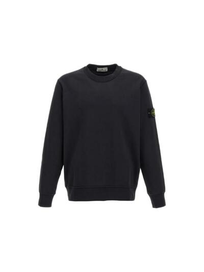 [스톤 아일랜드] 26SS 와펜 맨투맨 블랙 L1S15 6100060 S0051 V0029