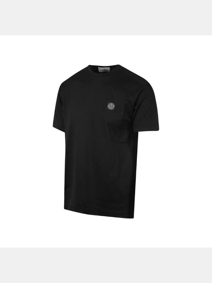 [스톤 아일랜드] 26SS 로고 패치 티셔츠 블랙 L1S15 2100027 S0013 V0029