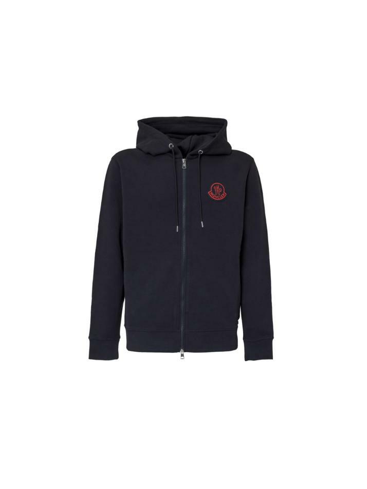 [몽클레어] 15주년 지니어스 로고 후드집업 네이비 8G733 00 809JY 778
