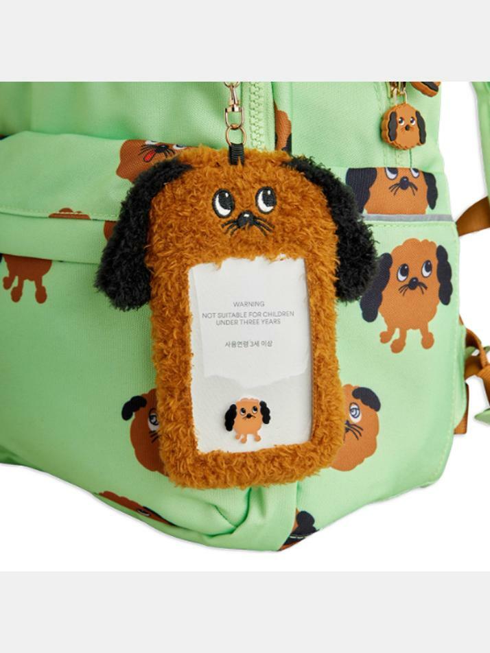 [미니로디니] 키즈 도그 프린팅 스쿨 백팩 그린 26160105 75