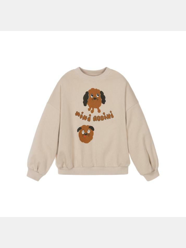 [미니로디니] 키즈 도그 프린팅 맨투맨 그레이 26120125 97