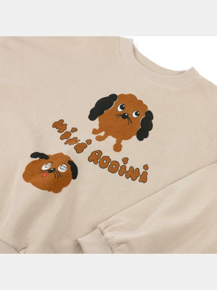 [미니로디니] 키즈 도그 프린팅 맨투맨 그레이 26120125 97