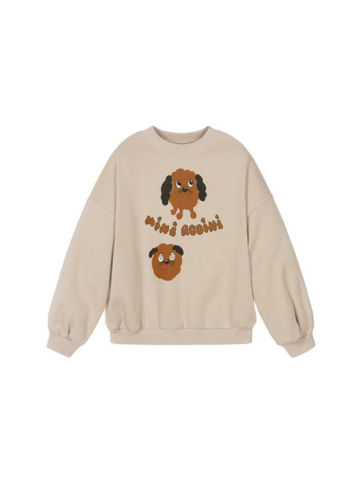 [미니로디니] 키즈 도그 프린팅 맨투맨 그레이 26120125 97