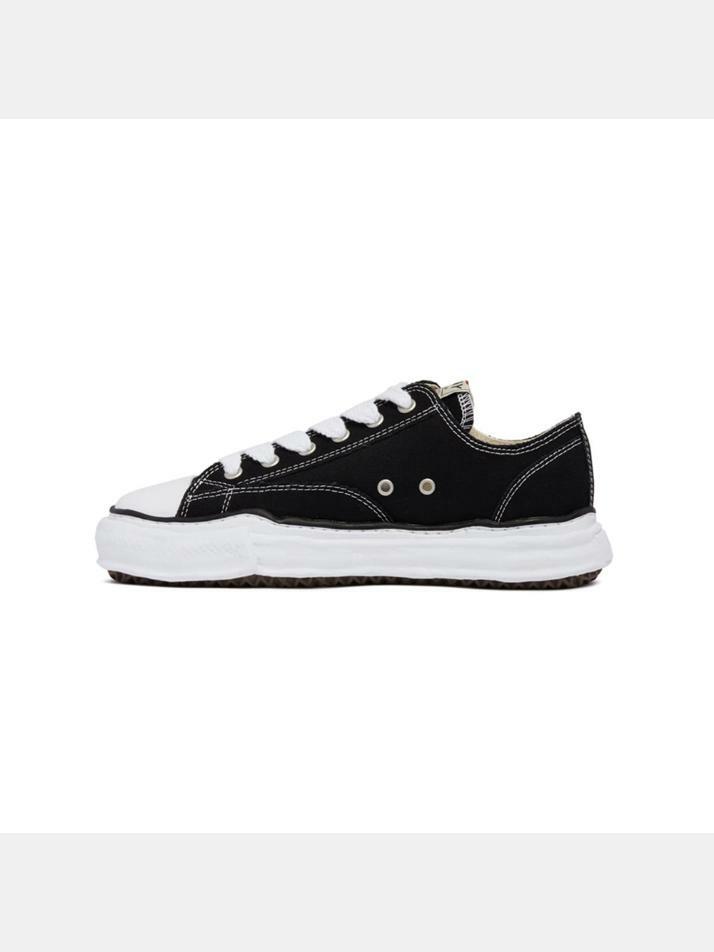 [메종 미하라 야스히로] 26SS 피터슨 OG 솔 캔버스 스니커즈 블랙 A01FW702 BLACK