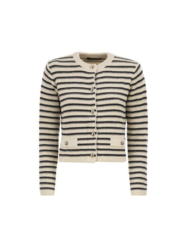 [막스마라] 26SS 보드카 WKDVODKA 가디건 아이보리/네이비 2615341041 012