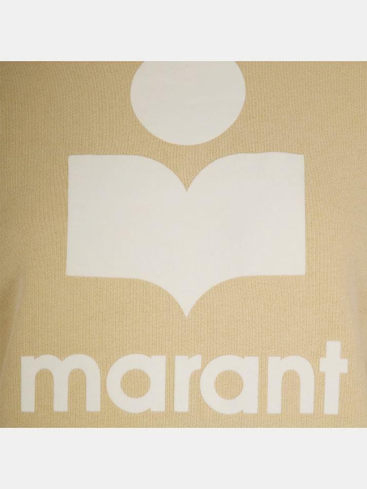 [이자벨마랑] 26SS 밀리니 MILLYNY 벨벳 로고 맨투맨 라이트오크 SW0160FA D1M04E 10LC