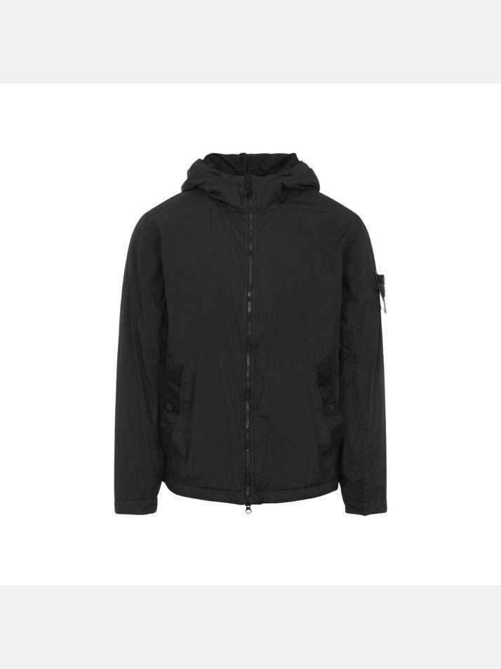 [스톤 아일랜드] 26SS 와펜 가먼트다이드 크링클랩스 자켓 블랙 L1S15 4100001 S0A23 V0029