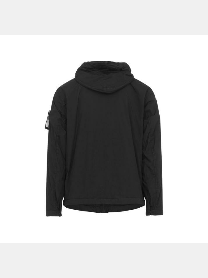 [스톤 아일랜드] 26SS 와펜 가먼트다이드 크링클랩스 자켓 블랙 L1S15 4100001 S0A23 V0029