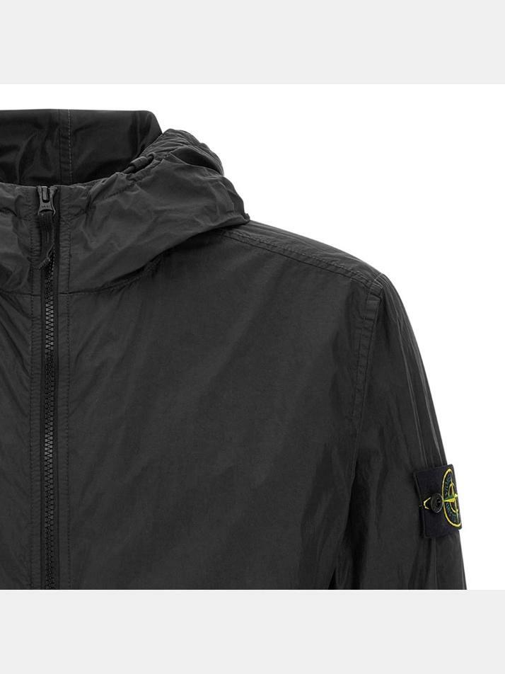 [스톤 아일랜드] 26SS 와펜 가먼트다이드 크링클랩스 자켓 블랙 L1S15 4100001 S0A23 V0029