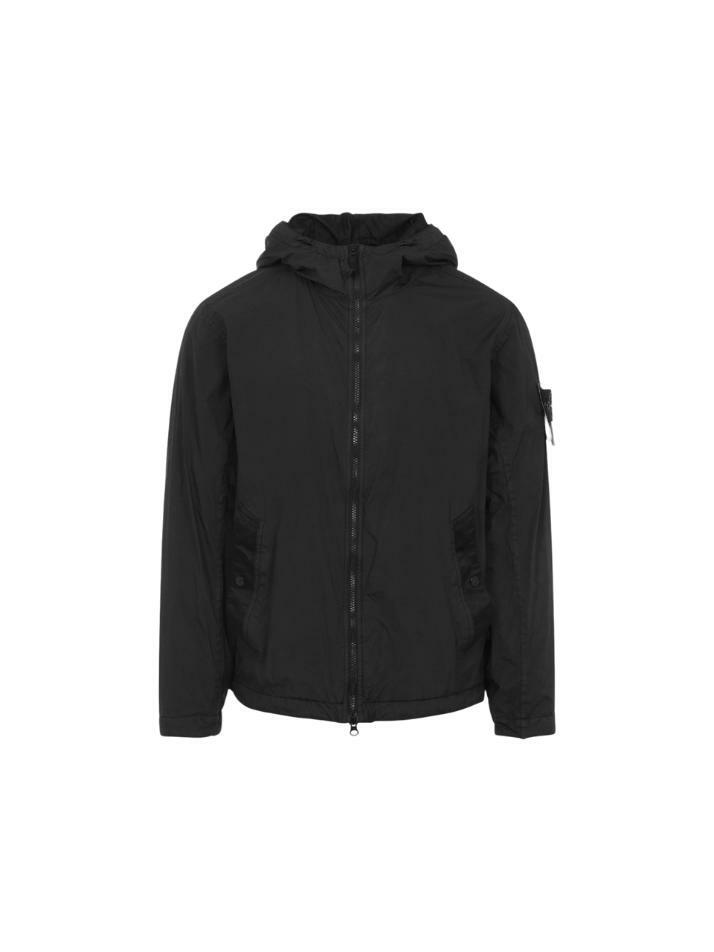 [스톤 아일랜드] 26SS 와펜 가먼트다이드 크링클랩스 자켓 블랙 L1S15 4100001 S0A23 V0029