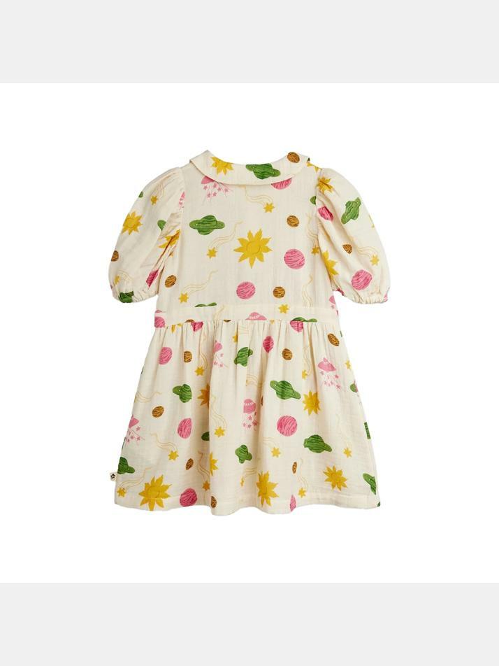 [미니로디니] 키즈 스페이스 머슬린 원피스 오프화이트 26250117 11