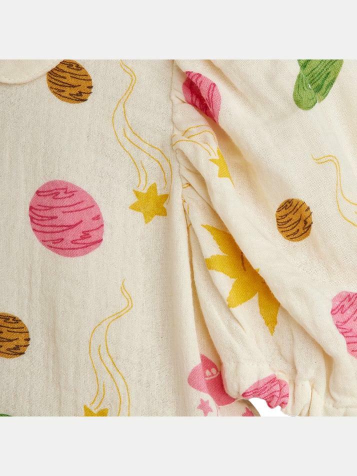 [미니로디니] 키즈 스페이스 머슬린 원피스 오프화이트 26250117 11