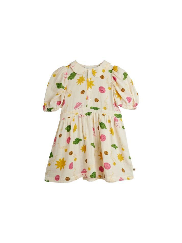 [미니로디니] 키즈 스페이스 머슬린 원피스 오프화이트 26250117 11