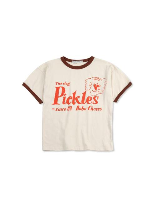 [보보쇼즈] 키즈 피클스 더 도그 티셔츠 오프화이트 B126AC017 199