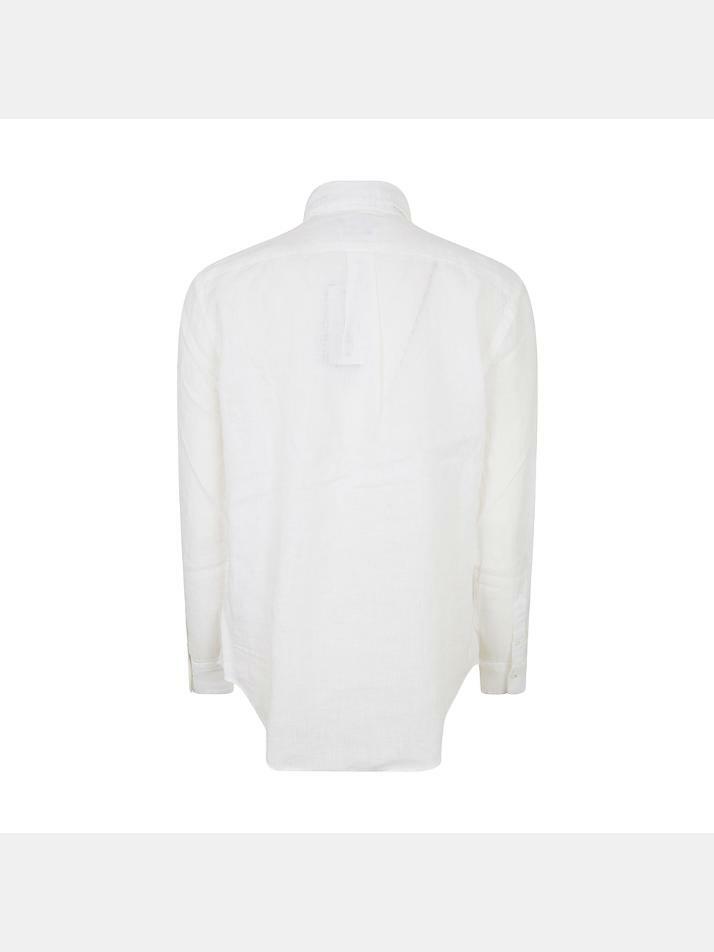 [랄프로렌] 26SS 포니 자수 클래식핏 린넨 셔츠 화이트 211970730 518