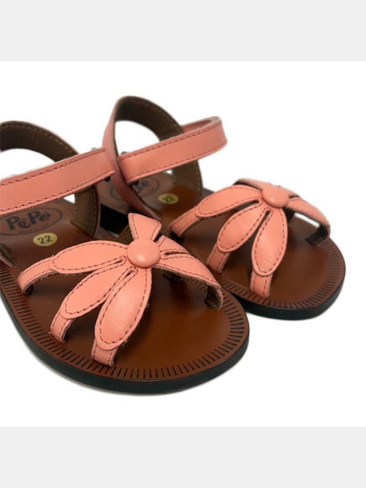[페페칠드런슈즈] 키즈 줄리아 GIULIA 플라워 샌들 플라밍고 01325/VLC-SOSIC