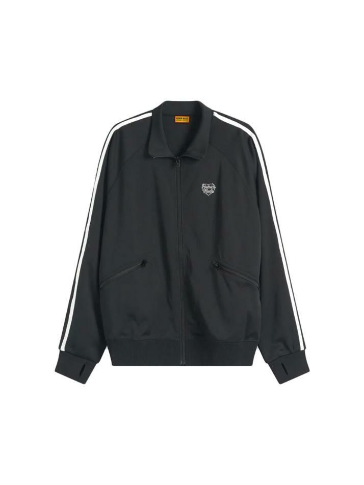 [휴먼메이드] 26SS 하트 로고 트랙 자켓 블랙 HM30JK042 BLACK
