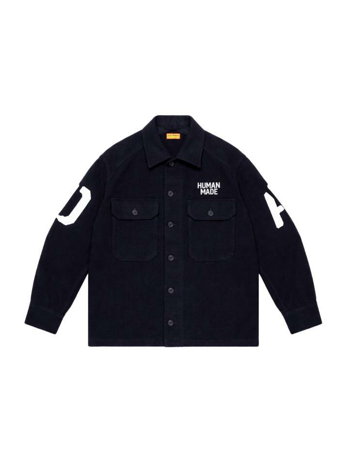 [휴먼메이드] 26SS DA 프린트 밀리터리 셔츠 네이비 HM30SH008 NAVY