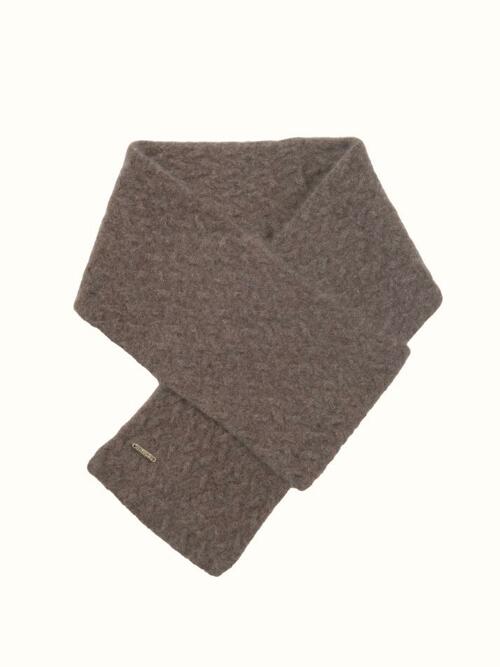 cashmere 100% | baby cashmere mini muffler - Brown
