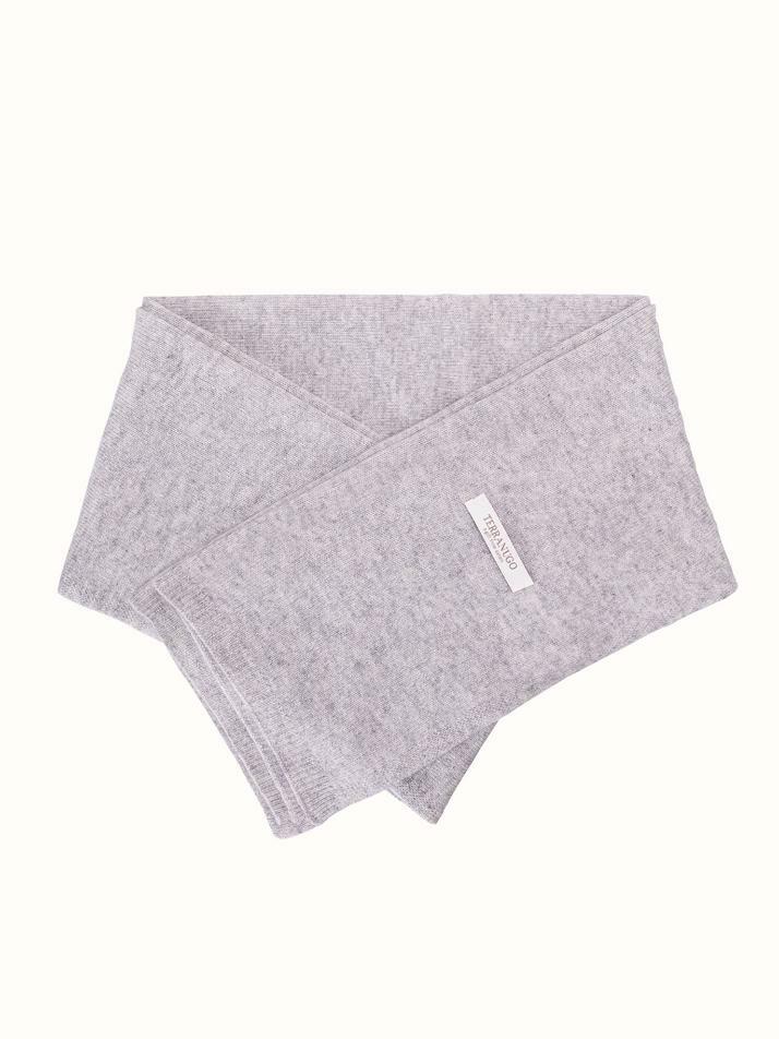 cashmere 100% | origin knit muffler - Gray