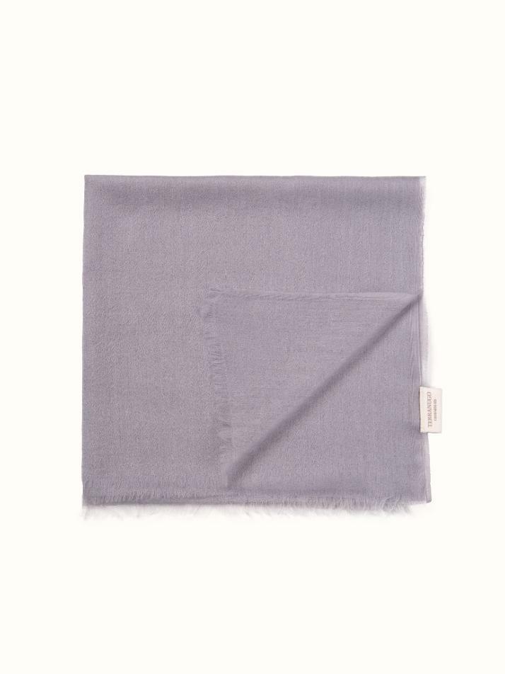 cashmere 100% | lanugo scarf - Smoke Plum