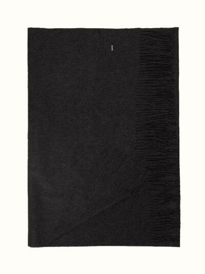 cashmere 100% | constans mufler over size - Charcoal
