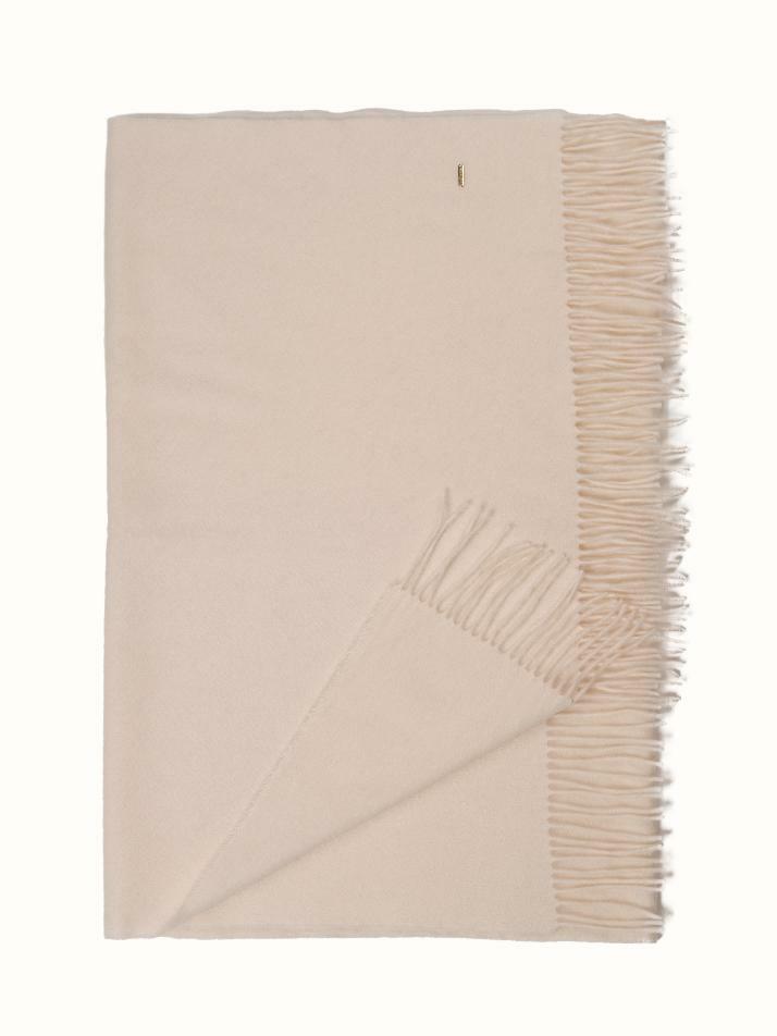 cashmere 100% | constans mufler over size - White