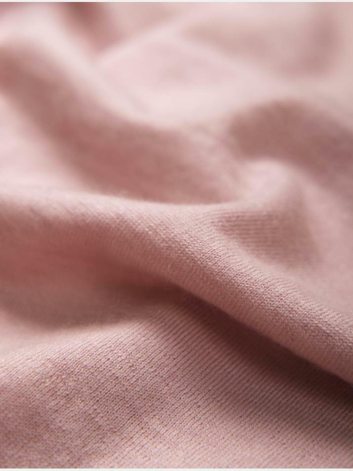 cashmere 100% | superfine v-neck cardigan - Pink