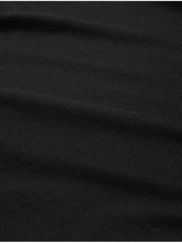 merino wool 90% cashmere 10% | set-up sleeveless dress - Black