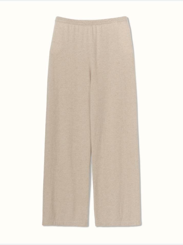 cashmere 100% |  lounge knit pants - Oat
