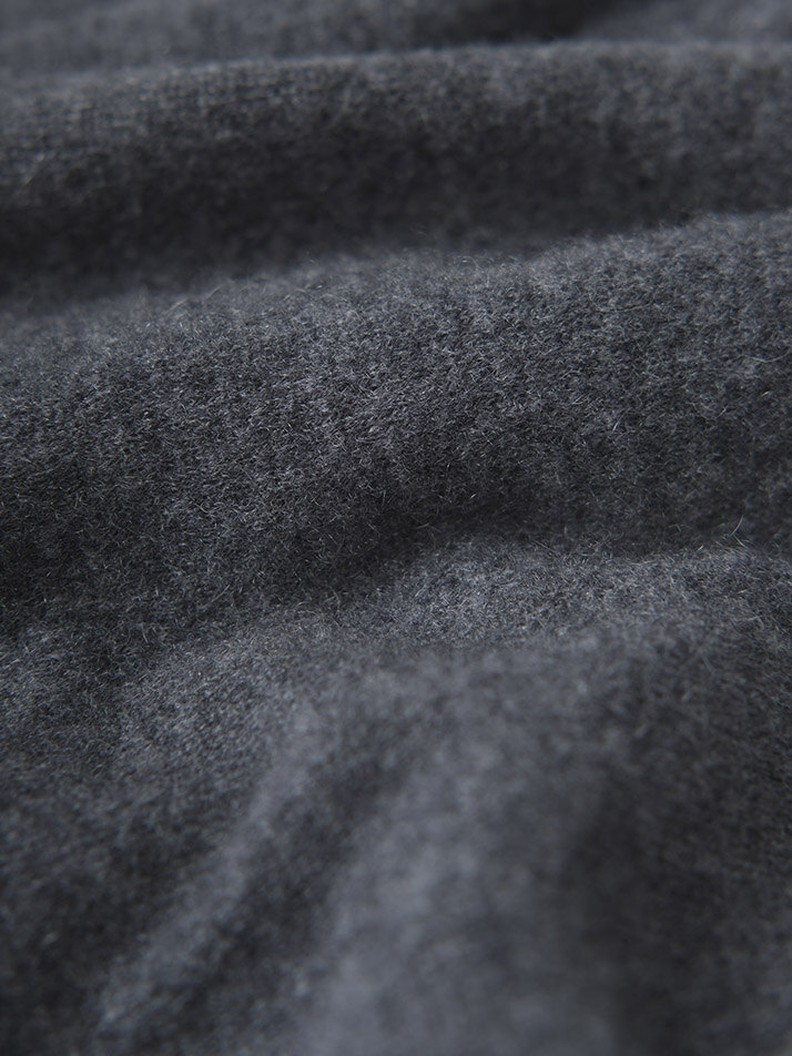 cashmere 100% |  lounge knit pants - Charcoal