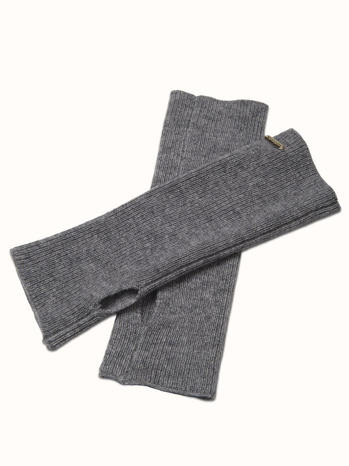 cashmere 100% | hand warmer - Gray