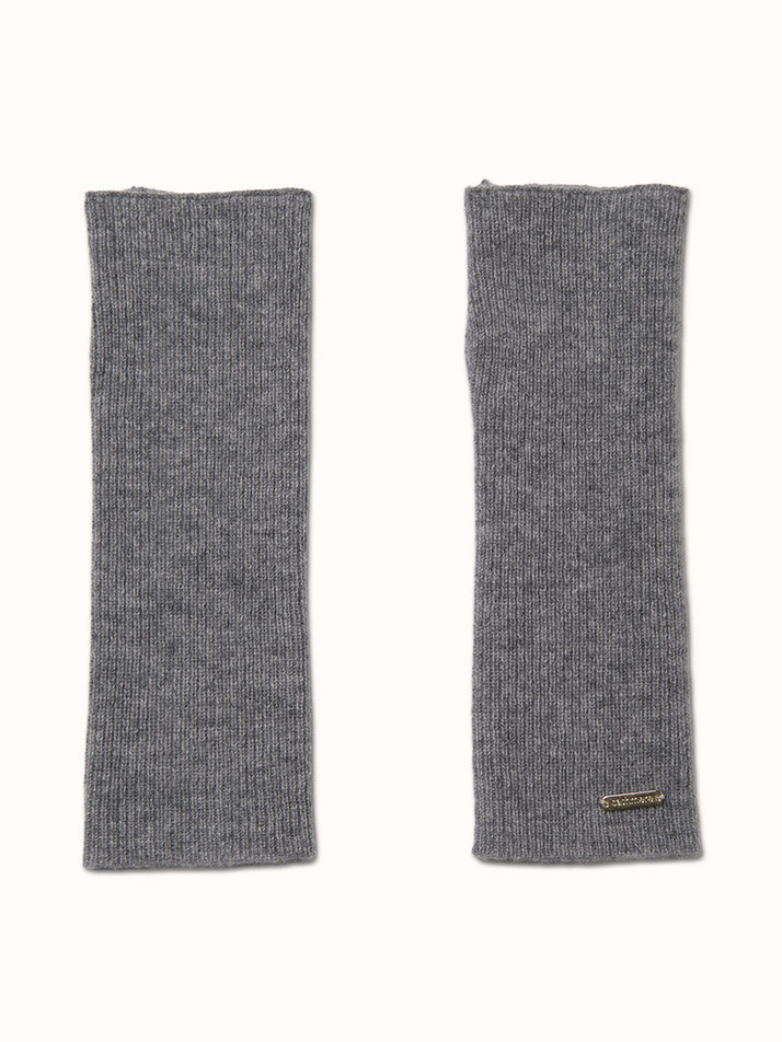 cashmere 100% | hand warmer - Gray