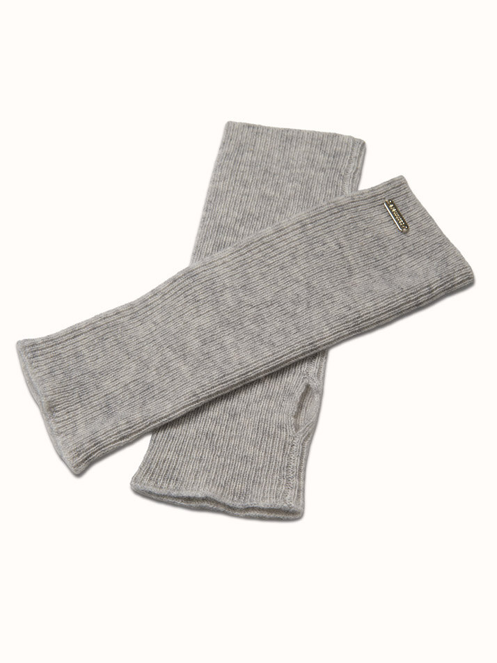 cashmere 100% | hand warmer - Light Gray