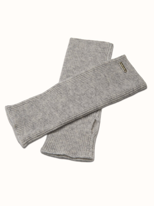 cashmere 100% | hand warmer - Light Gray