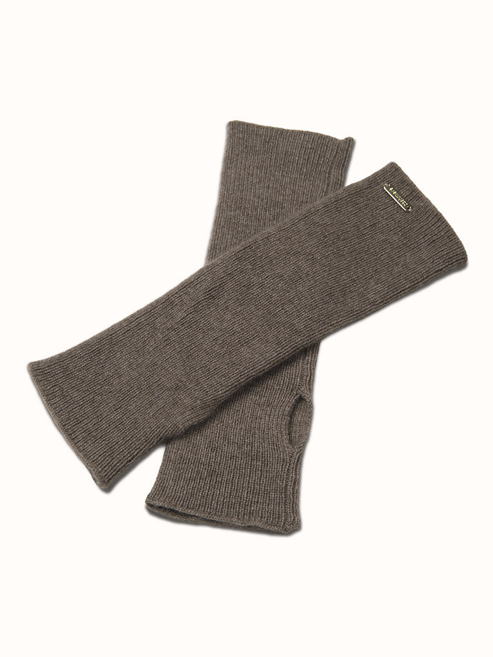 cashmere 100% | hand warmer - Brown