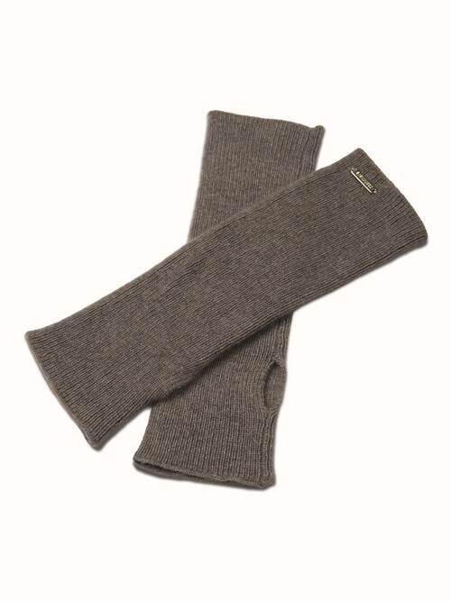 cashmere 100% | hand warmer - Brown