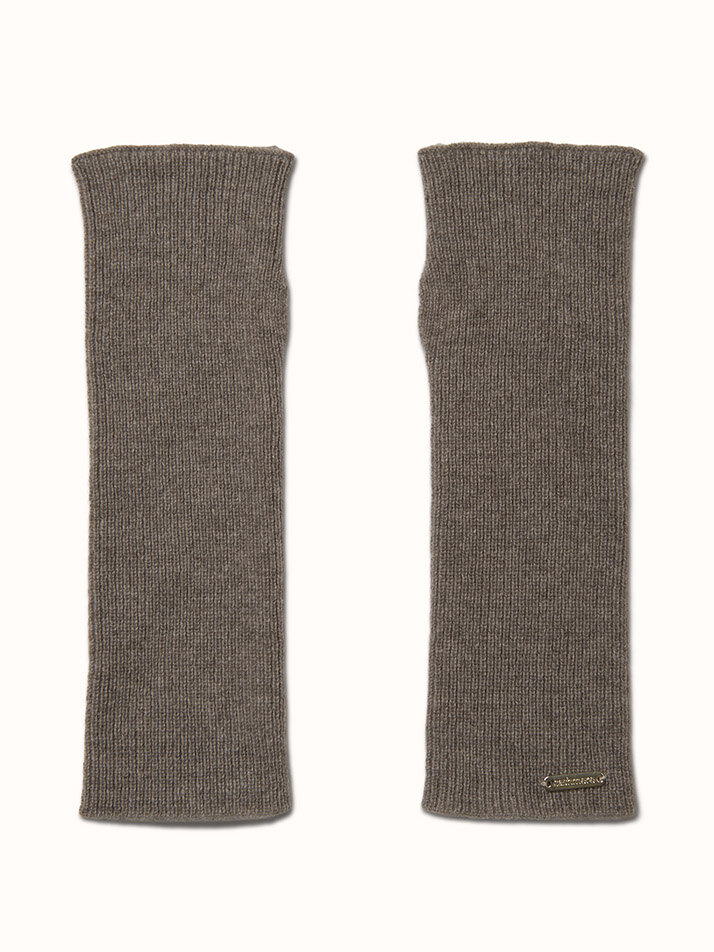 cashmere 100% | hand warmer - Brown