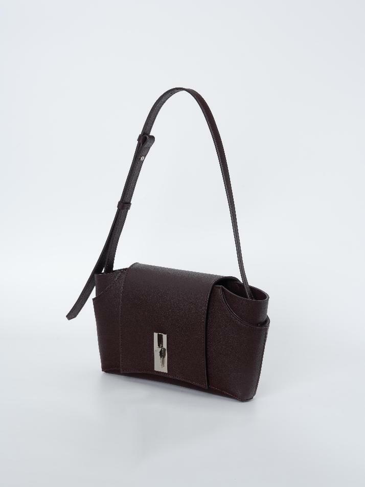 TES 숄더백 (Burgundy)