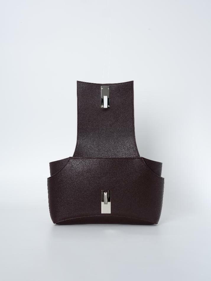 TES 숄더백 (Burgundy)