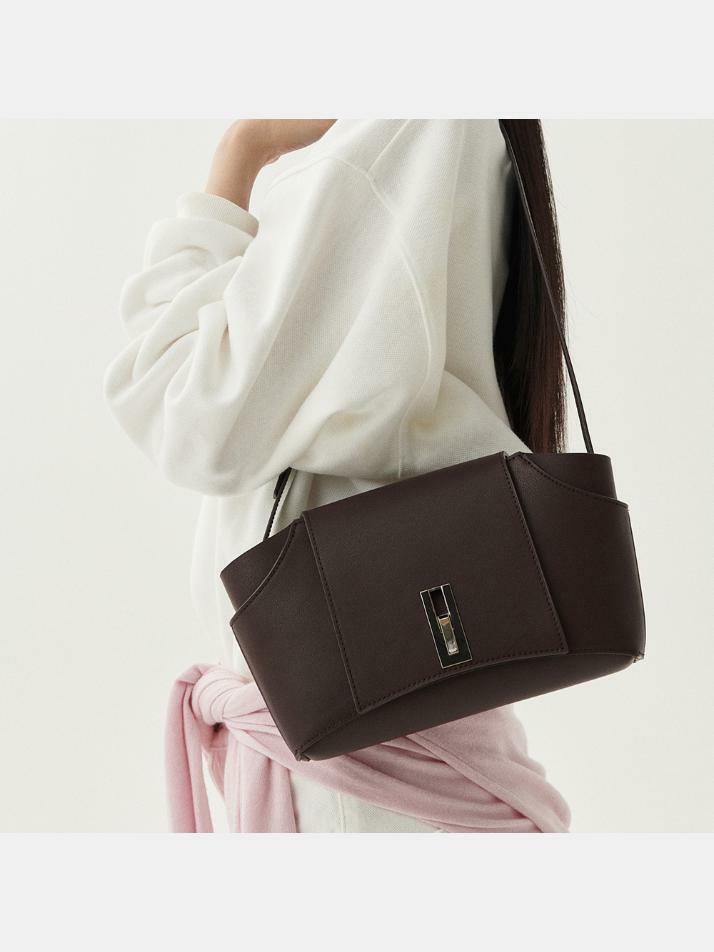 TES 숄더백 (Burgundy)