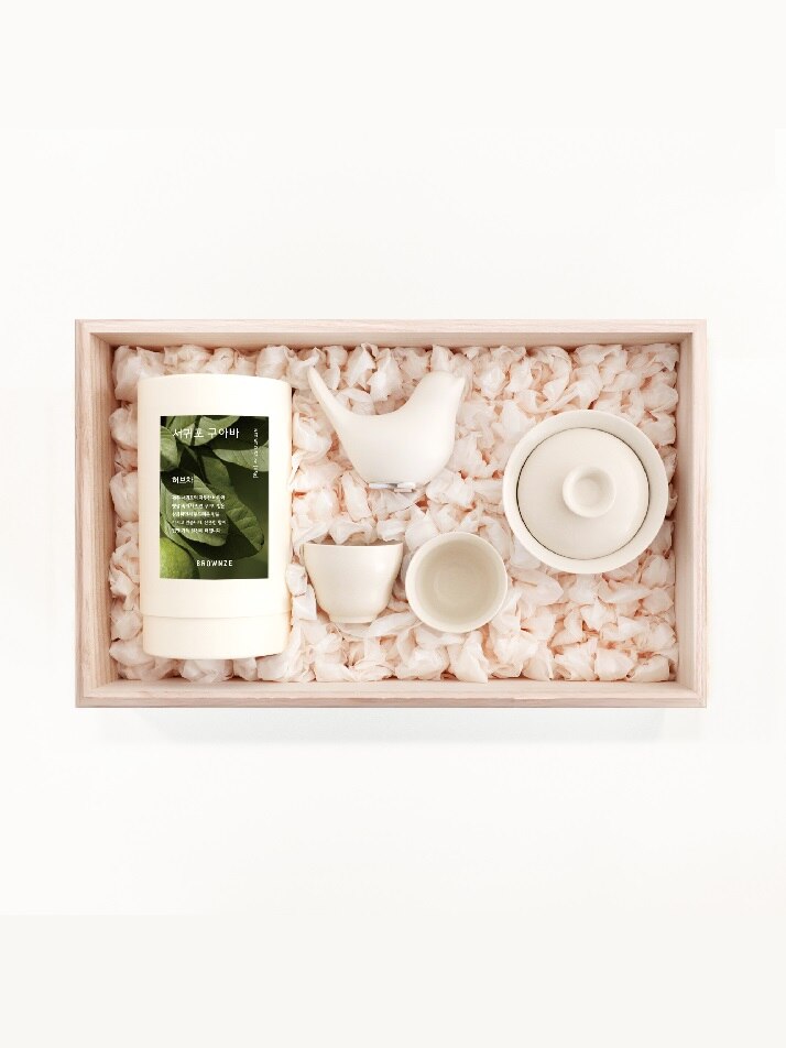 백운 종달새 허브차 다도 선물세트