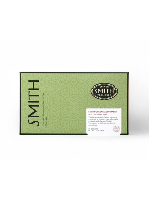 [스미스티] 그린 어소트먼트 선물세트 (녹차 3종 15샤세)