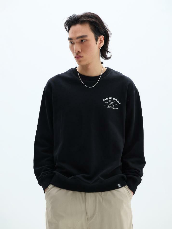 올드스쿨 JW 스웻셔츠 (블랙)