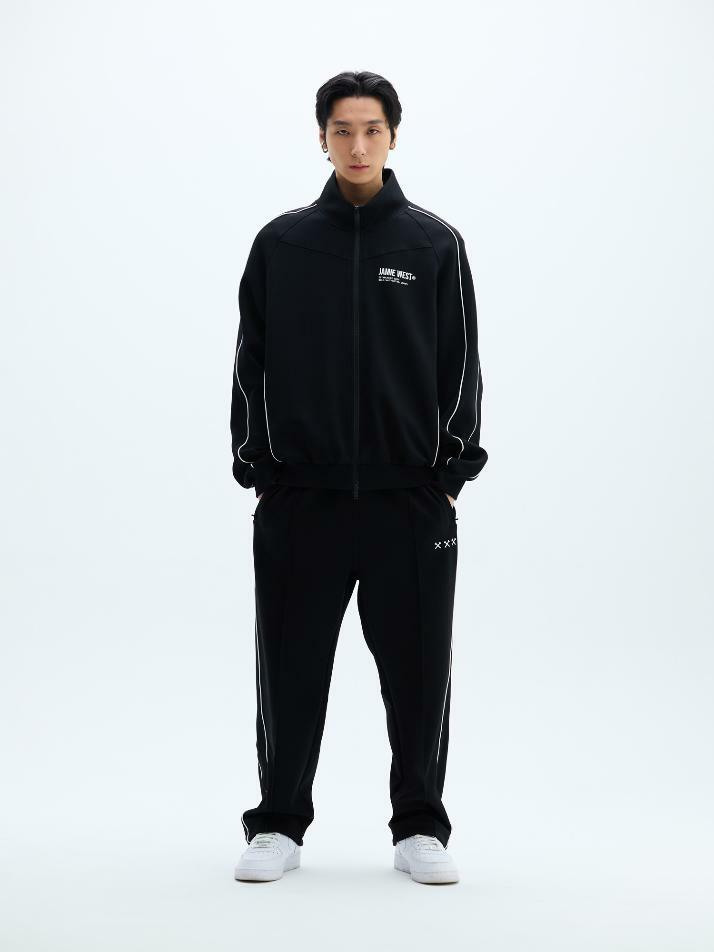 스쿼드 트레이닝 저지 트랙팬츠 (블랙)