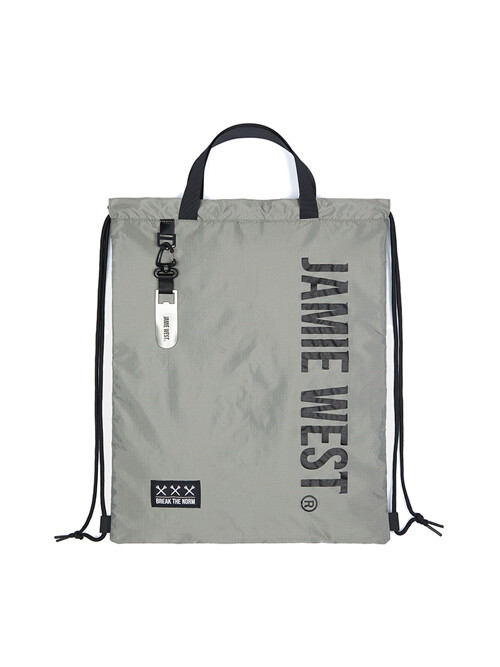 JW 드로우 스트링 백 (그레이)