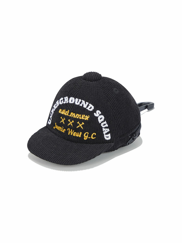 코듀로이 트러커 볼캡 키링 (블랙)