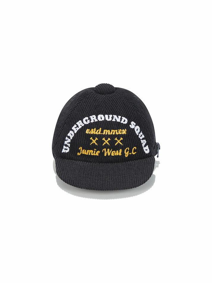 코듀로이 트러커 볼캡 키링 (블랙)